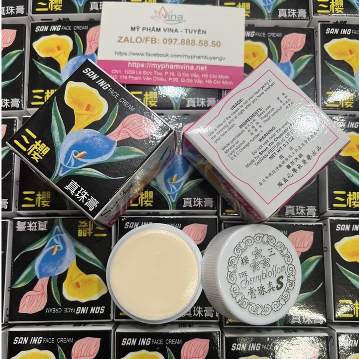 KEM HOA LAN ĐEN SAN ING FACE CREAM 0.3OZ