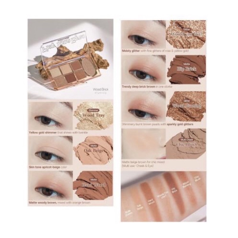 Bảng Phấn Mắt & Má Hồng Etude House Play Tone Eyes