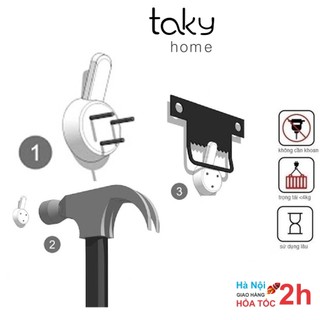 Bộ 10 Đinh 3 Chân Đóng Tường, Treo Tranh, Ảnh, Đồng Hồ Chắc Chắn, Nhỏ Gọn Tiện Dụng, Nhanh Chóng - TakyHome 2220Set10