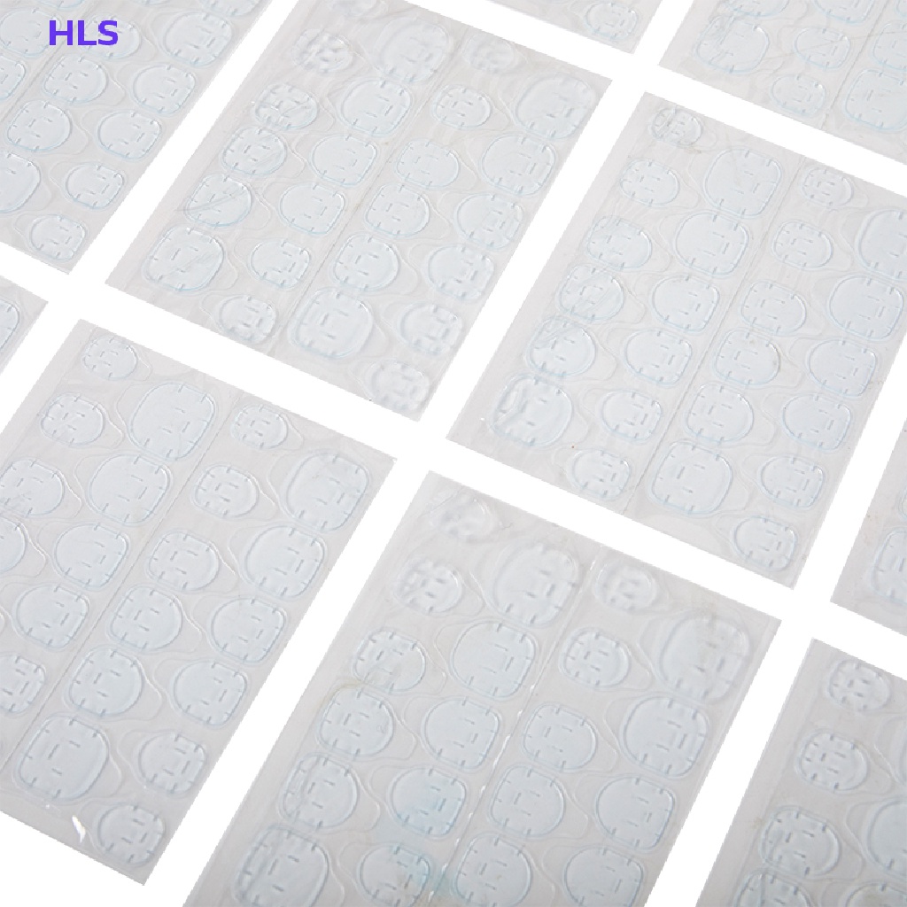 Set 1 / 10 Miếng Dán Nối Dài Móng Hai Mặt Trong Suốt Tự Dính