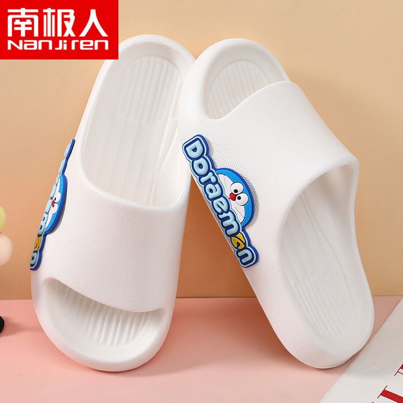 Dép Đi Trong Nhà Chống Trượt Trọng Lượng Nhẹ In Hình Doraemon Dễ Thương Dành Cho Cặp Đôi