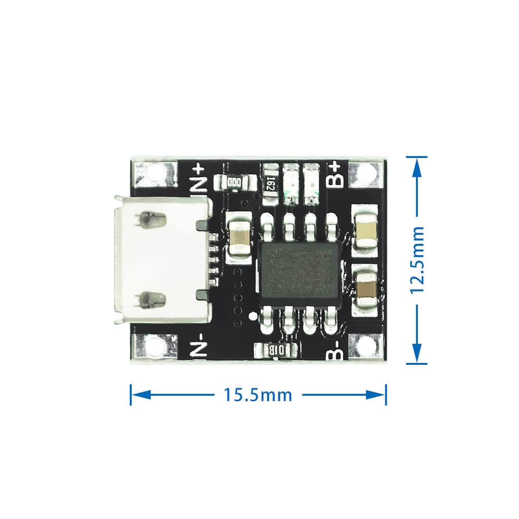 Bảng Mạch Sạc Pin Lithium TP4056 1A 5V type-c Micro USB 1A 18650 Kèm Mô Đun Bảo Vệ Dành Cho Arduino