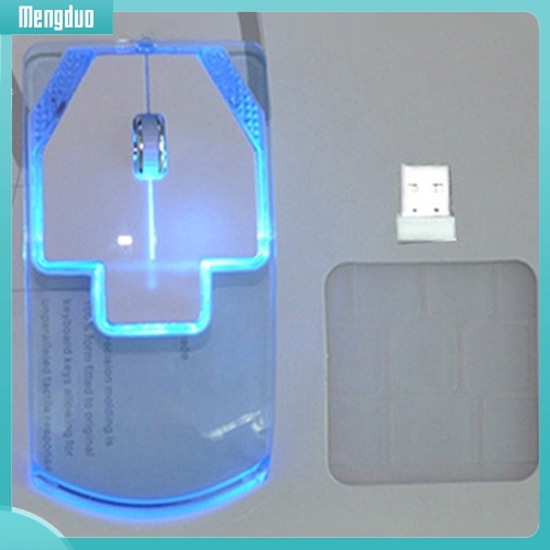 Chuột Không Dây Trong Suốt Siêu Mỏng 2.4Ghz Cho Máy Tính