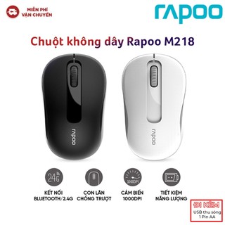 Chuột máy tính Wireless RAPOO M218 (Không dây – Kết nối USB)