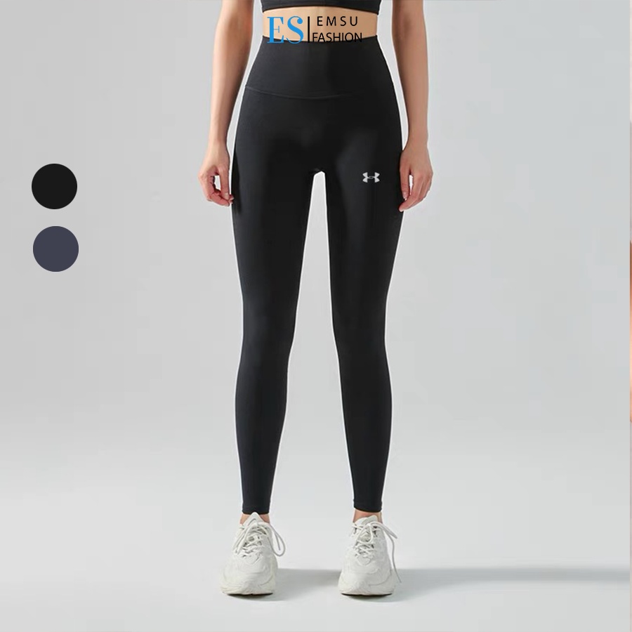 Quần legging dài nữ thể thao chính hãng tập gym, yoga, chạy bộ chất vải dệt kim cao cấp cạp cao nâng mông