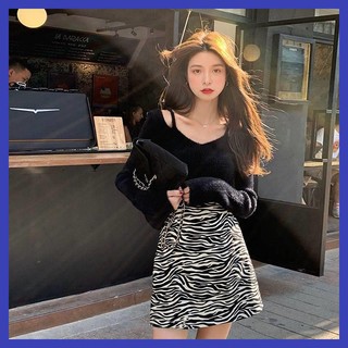 Áo sweater trễ vai tay dài thiết kế ôm sát tôn dáng