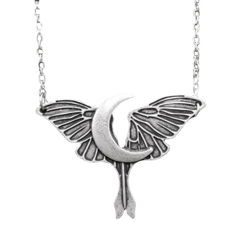 Flgo Vòng Cổ Choker Hợp Kim Hình Mặt Trăng Phong Cách Punk Hiphop Tinh Tế