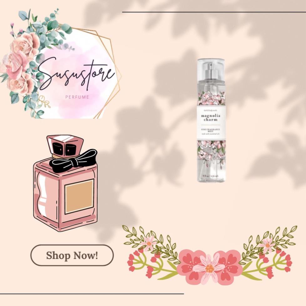 Xịt Thơm Toàn Thân Bath & Body Works MAGNOLIA CHARM