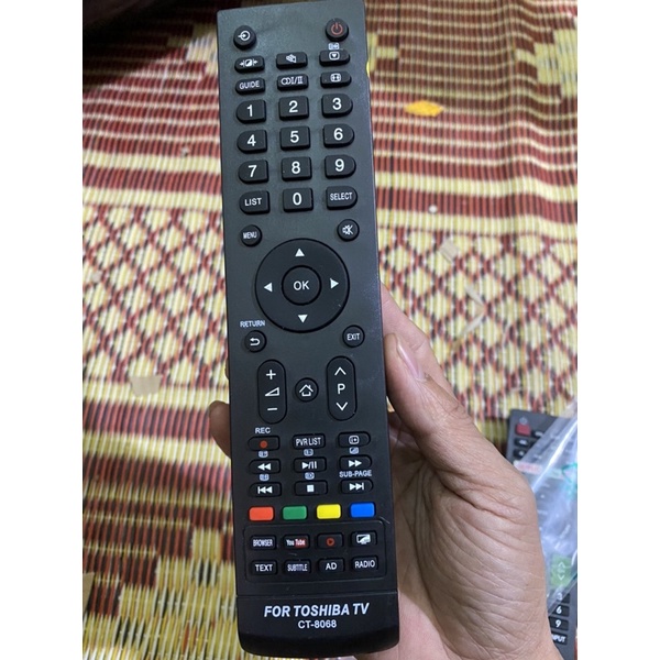 Điều khiển tivi TOSHIBA - Remote TV toshiba 8068