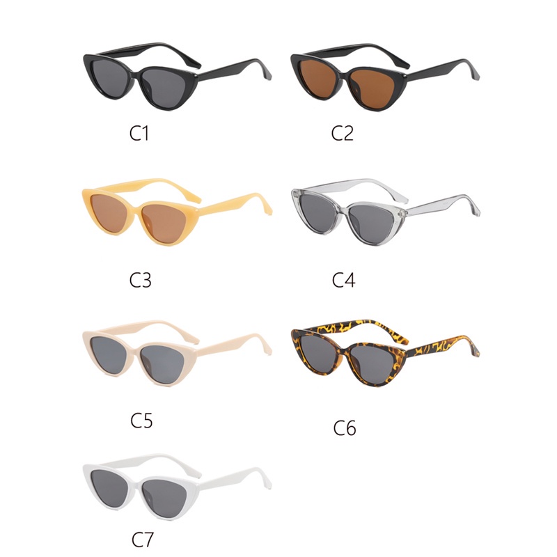 Kính Mát Gọng Mắt Mèo Thời Trang Cho Nữ