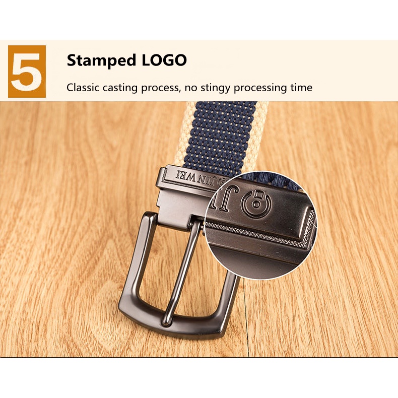 Thắt Lưng Vải Canvas Bản Rộng 3.8CM Plus Size 100-150CM Phong Cách Quân Đội Cho Nam