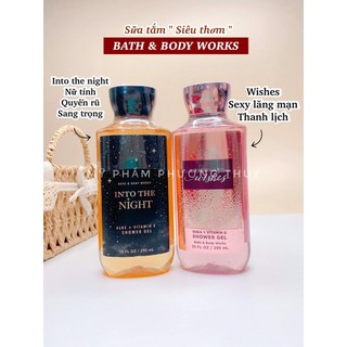 Sữa tắm bath and body work mẫu mới 295ml