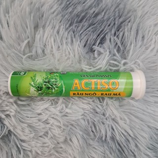 Viên sủi Thanh nhiệt mát gan Râu ngô Rau bổ sung vitamin PP, B, C thanh nhiệt cơ thể, giải độc gan.Tuýp 20 viên