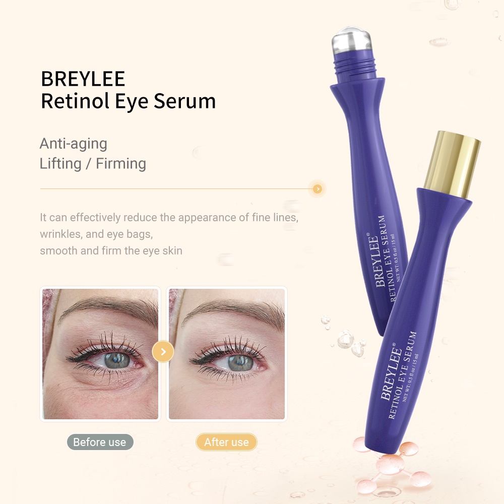 Serum Dưỡng Da Mắt BREYLEE Retinol 0.5 Floz / 15ml Hiệu Quả