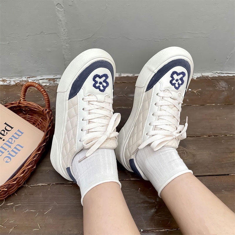 One more shoes Giày Thể Thao Vải Bạt Thời Trang Hàn Cho Nữ Mới