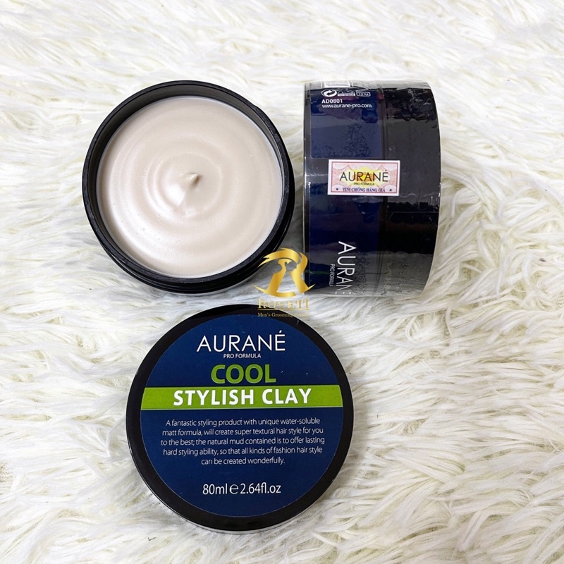 Sáp vuốt tóc Aurane Cool Stylish Clay - 80g