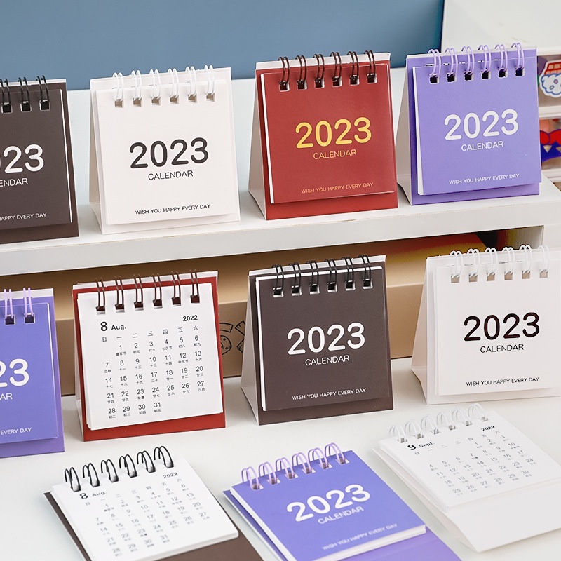 Lịch Để Bàn 2023 Mini Kiểu Dáng Đơn Giản Tiện Dụng