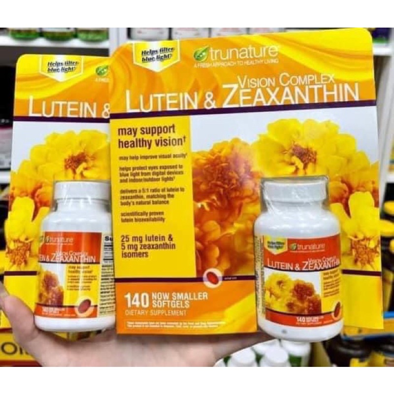 Viên uống Bổ Mắt Trunature Vision Complex Lutein & Zeaxanthin 140 viên)