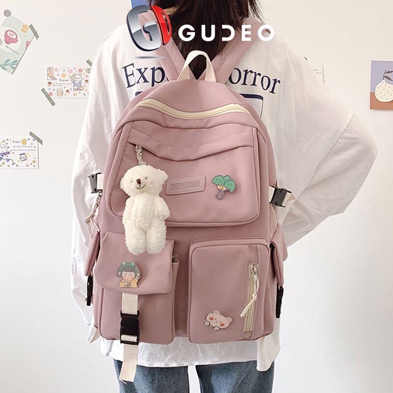 💖 Balo Nữ Nam Đi Học Ulzzang New Pro  Chất Dù Mịn Nhẹ -  🎄🌸💖