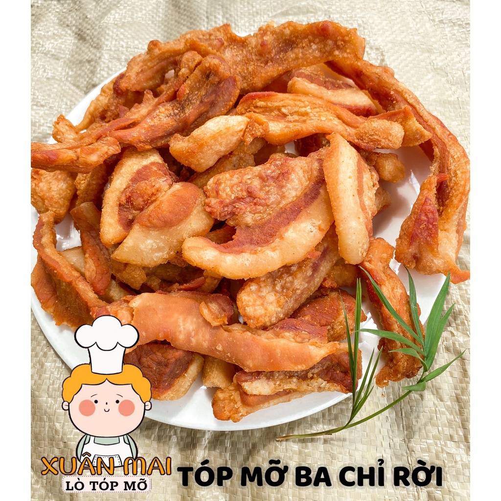 Tóp Mỡ Rời Siêu Ngon Hút Chân Không-500g