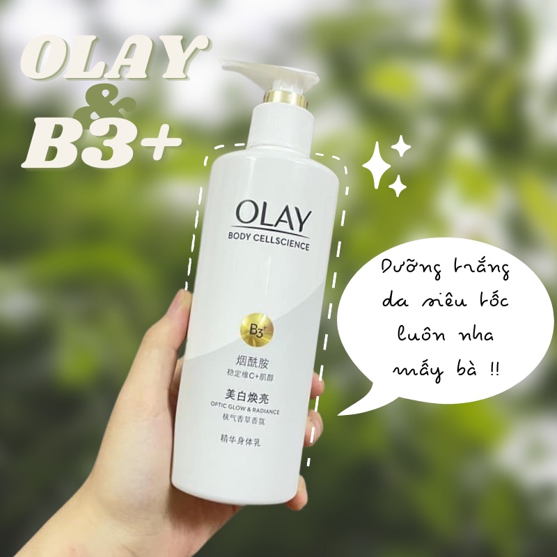Sữa Dưỡng Thể Olay B3+ Body Cellscience Whitening Trắng Da Toàn Thân 250ml Mẫu Mới
