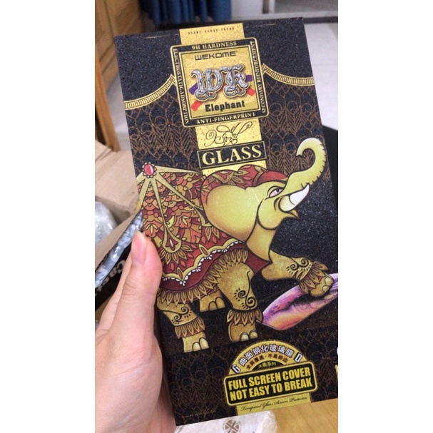 Kính cường lực WK Elephant Voi chính hãng Full màn dành cho iPhone 13/13 mini/13 Pro/13 Pro Max