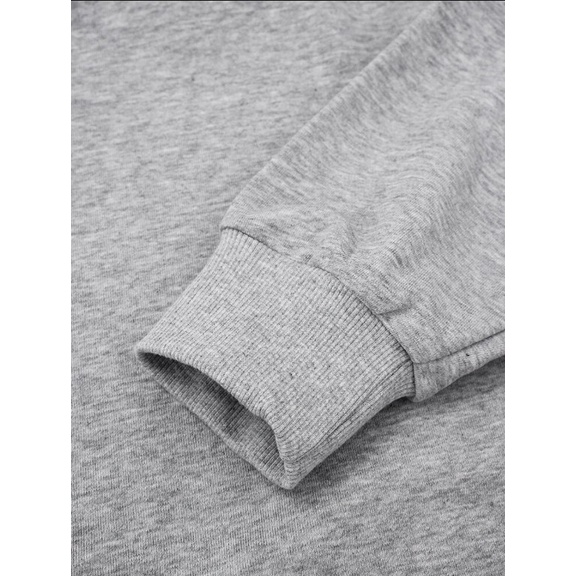 bigsize Áo khoác hoodie bigsize nam màu xám 80-130kg