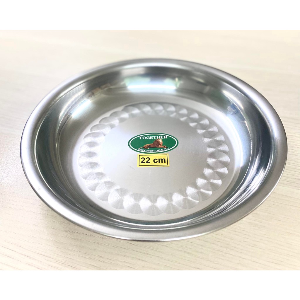 Dĩa Inox Sâu Lòng Inox SUS430 Hàng Dày Cao Cấp Together