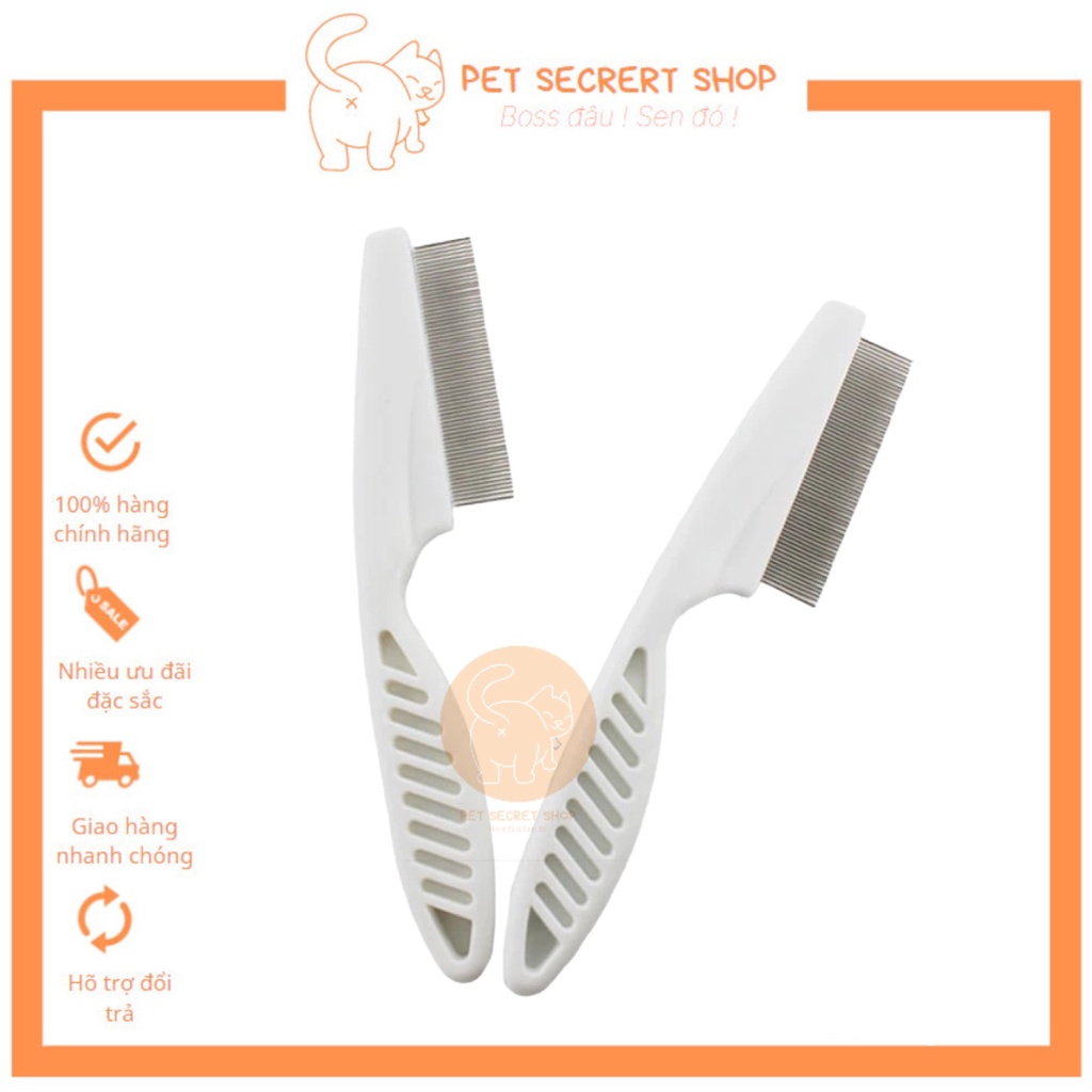 Lược chải ve rận chó mèo