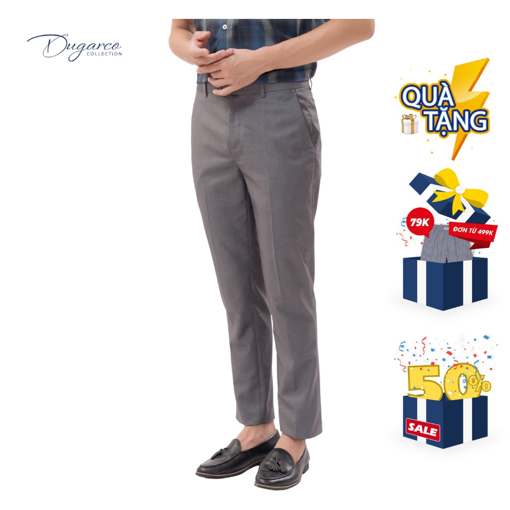 Quần âu nam DUGARCO dáng Regular fit suông nhẹ cao cấp thiết kế tôn dáng 92PM41077
