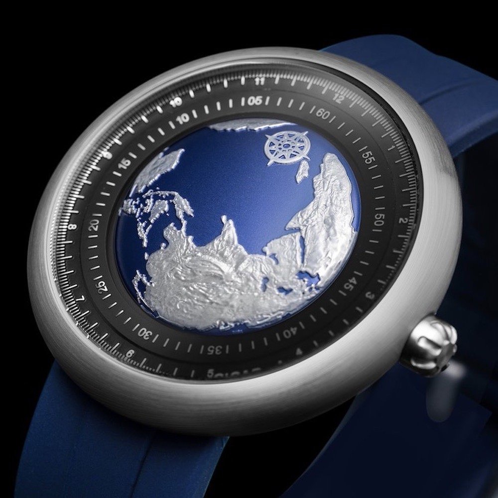 Đồng hồ cơ Nam Xiaomi Ciga Design U Series - Blue Planet - Titanium - Bản quốc tế - Bảo hành 12 tháng