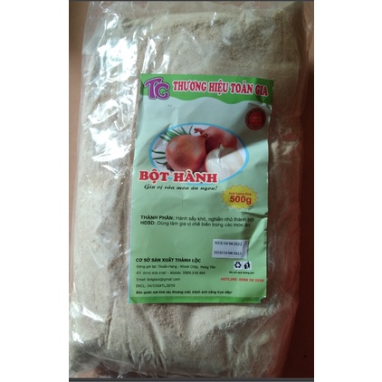 Bột gừng / bột hành/ bột tỏi gói chia 50g