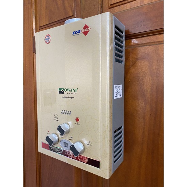 bình nóng lạnh gas OWANI hàng chất lượng cao, tặng kèm van dây GAS cao cấp