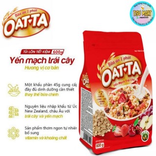 [HSD T06.2023] Yến Mạch Trái Cây Oatta 600g