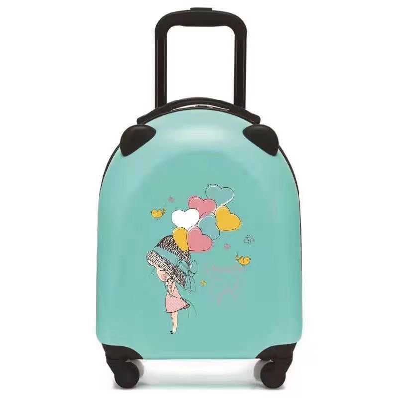 Vali trẻ em cỡ nhỏ nam nữ sinh viên hộp lên máy bay 18 inch hành lý mật khẩu