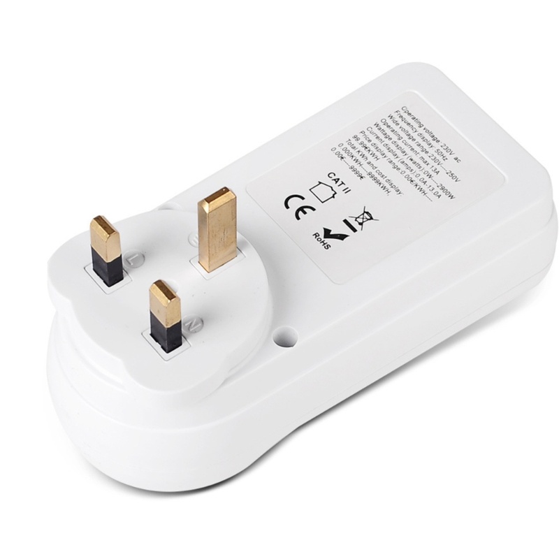 Thiết Bị Đo Điện Áp Watt Màn Hình LCD Nền Bảo Vệ Quá Tải H