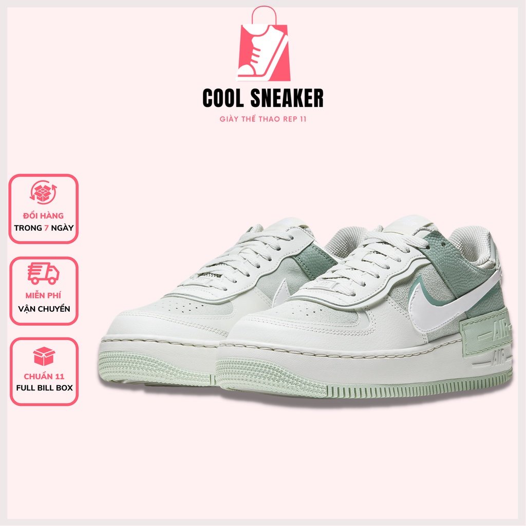 Giày Thể Thao Sneaker 𝗔𝗙𝟭 Màu Xanh Lá, Giày 𝗔𝗙𝟭 Nữ Màu Xanh Lá Hot Trend 2022 Full Box