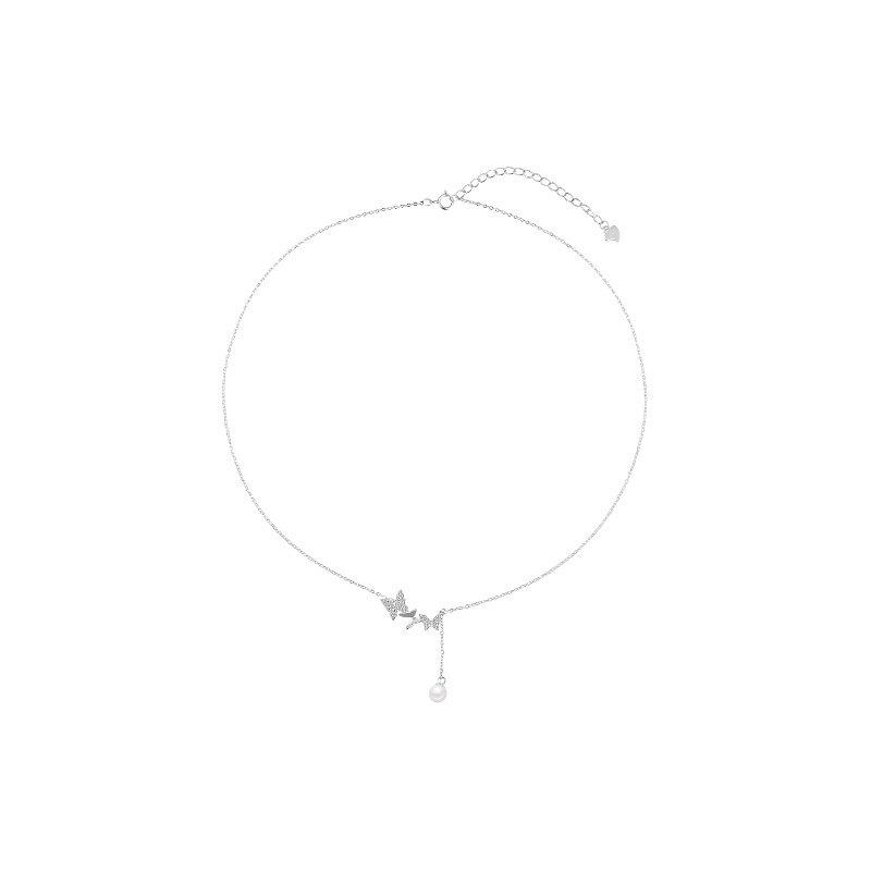 Vòng cổ Ngọc Trai Thiết Kế Sang Trọng Thời Trang Mùa Hè Cho Nữ