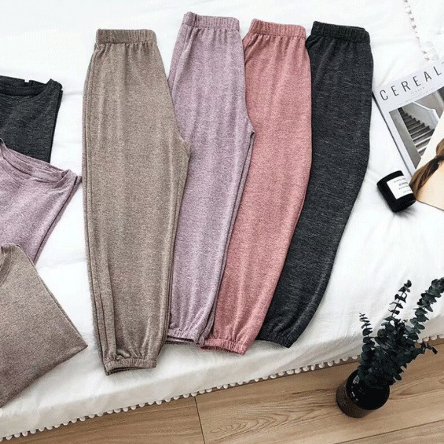 Bộ thun len muối tiêu, chất siêu đẹp, co giãn tốt