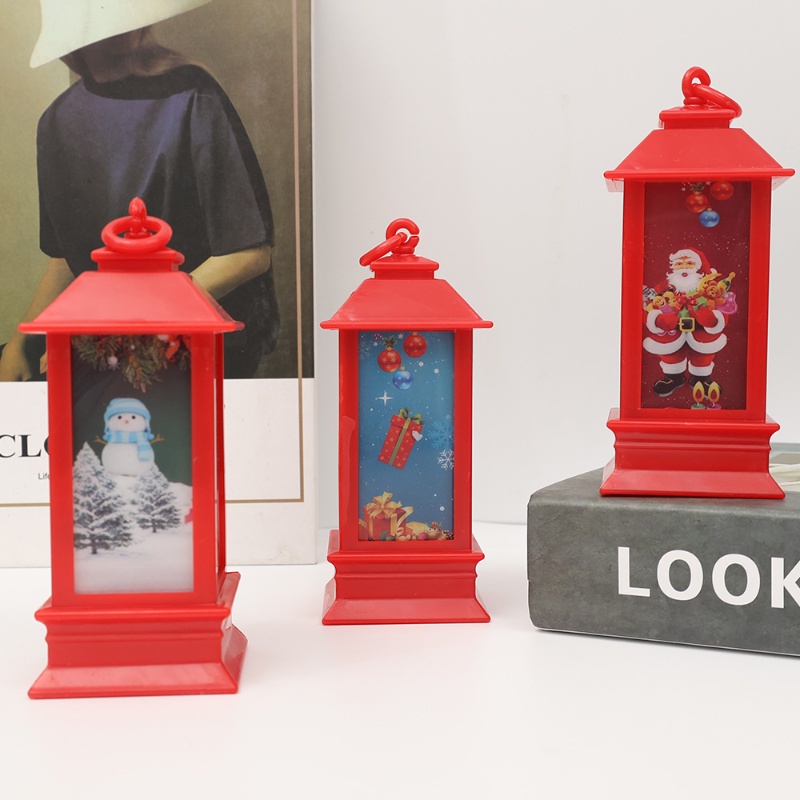 Đèn LED Hình Ông Già Noel / Người Tuyết / Nến Không Lửa Trang Trí Nhà Cửa / Tiệc Giáng Sinh