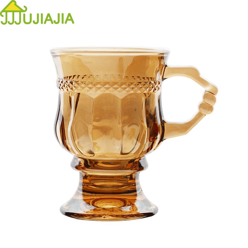 JUJIAJIA  Thickened solid Nordic style glass coffee cup