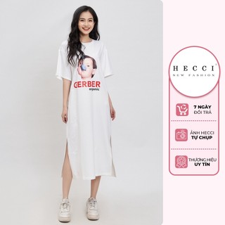 Váy suông nữ HECCI chất liệu mềm mại co dãn 4 chiều form mặc thoải mái V200