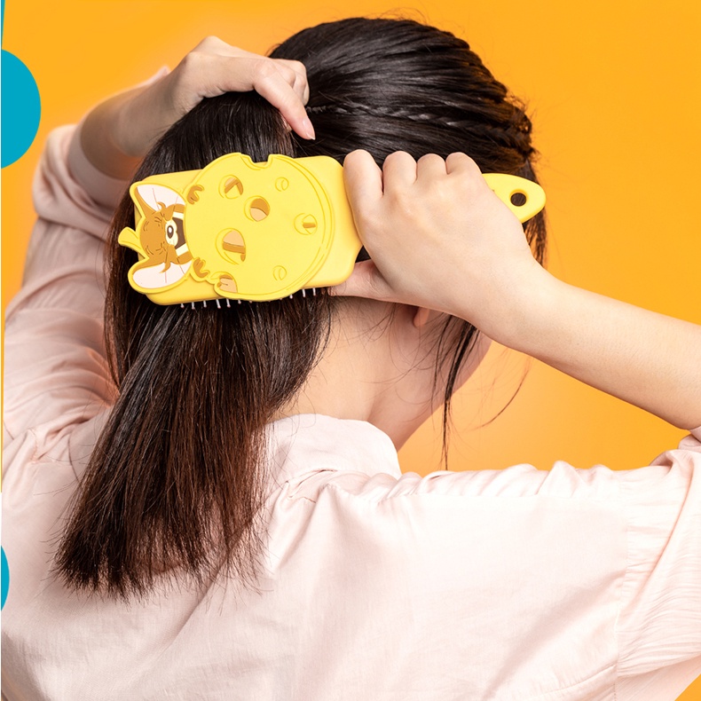 Lược Túi Khí Mát Xa Hình Tom & Jerry