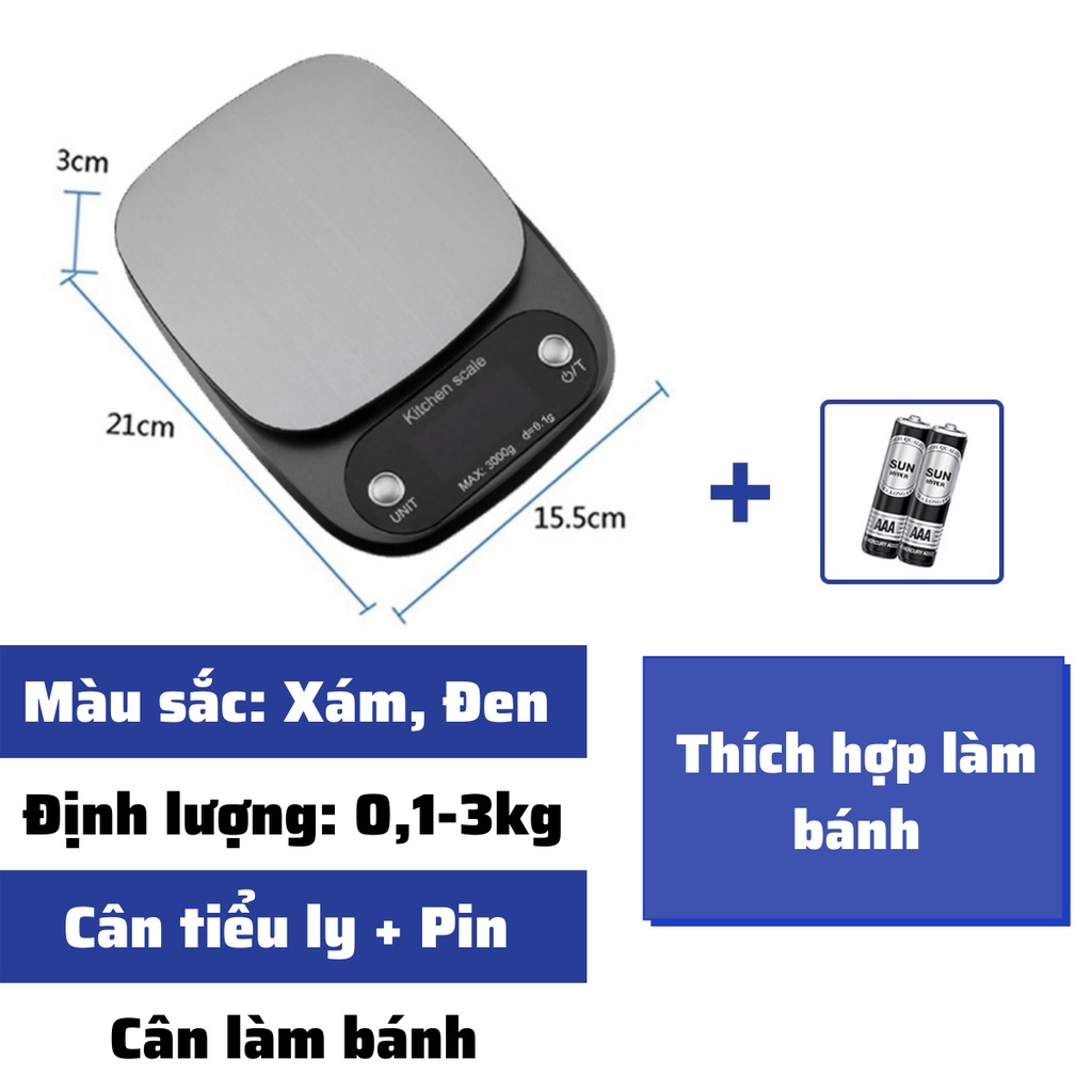 Cân tiểu ly điện tử Unpublic CD-01