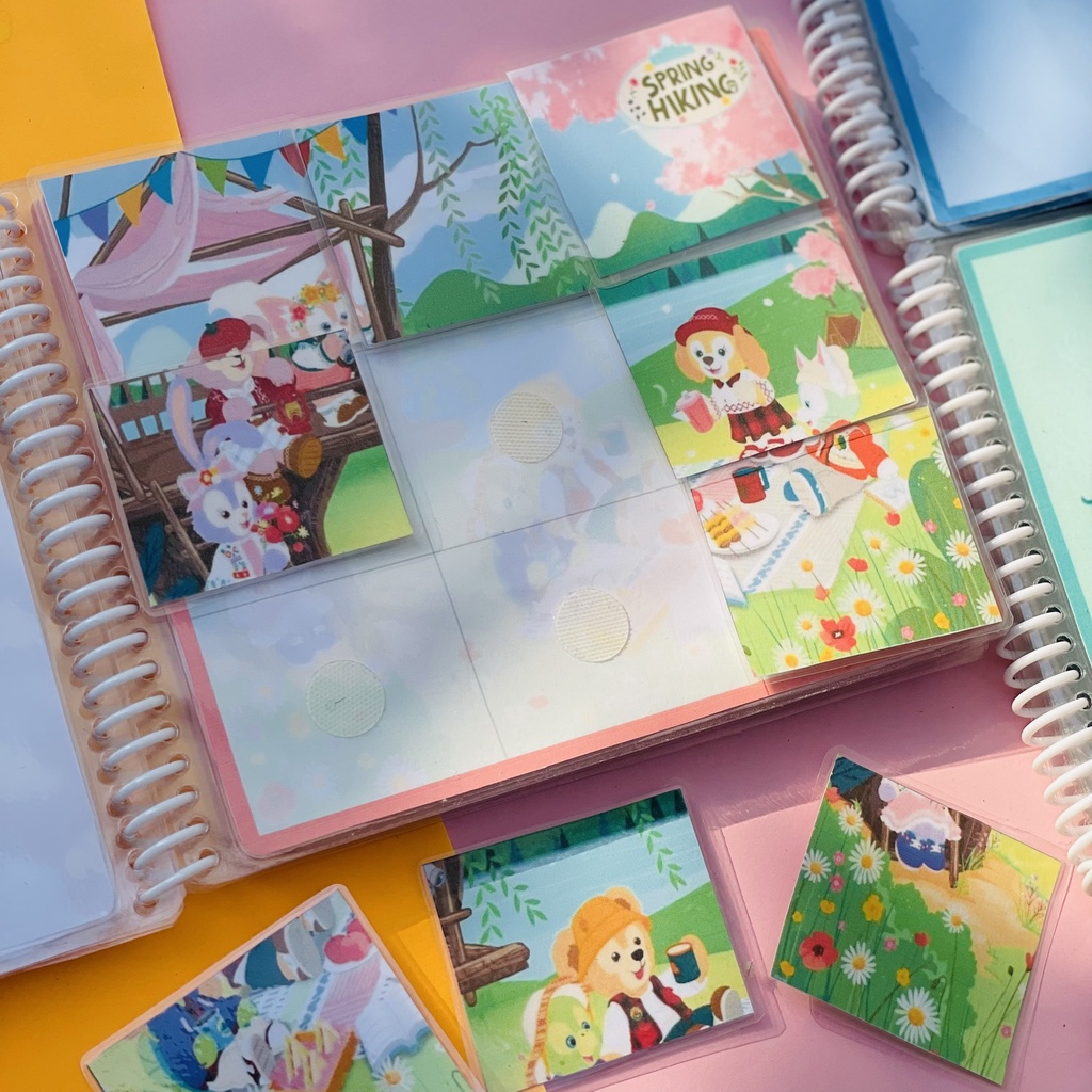 The Disney Bear busy book - học liệu bóc dán Montessori chủ đề Disney Bear, Duffy and Friends