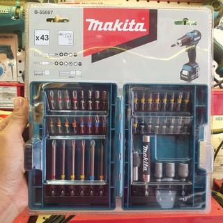 Bộ mũi vít nhiều màu 43 chi tiết makita b-55697