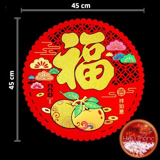 Decal trang trí tết