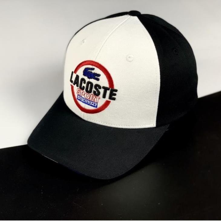 Mũ lưỡi trai LACOSTE 1972 màu đơn giản, năng động, quai cài kim loại, phom cứng cáp vải cotton Hàn Quốc . xịn sò .