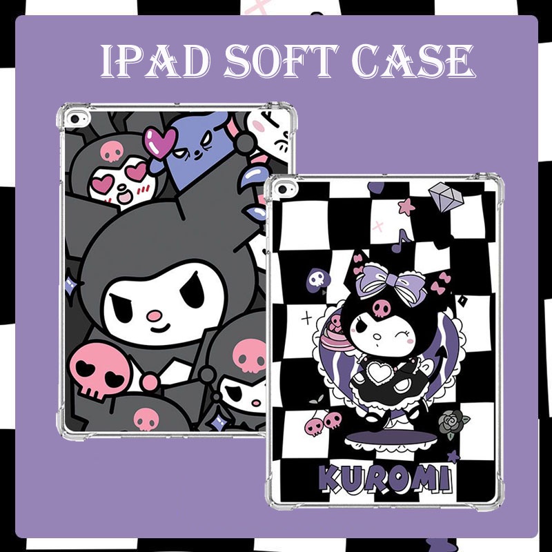Ốp Máy Tính Bảng TPU Họa Tiết Hoạt Hình Có Ngăn Đựng Bút Cho iPad 7 / 8 / 9GEN 10.2 Air4 mini 4 5 6 iPad case 5th 6th 9.7