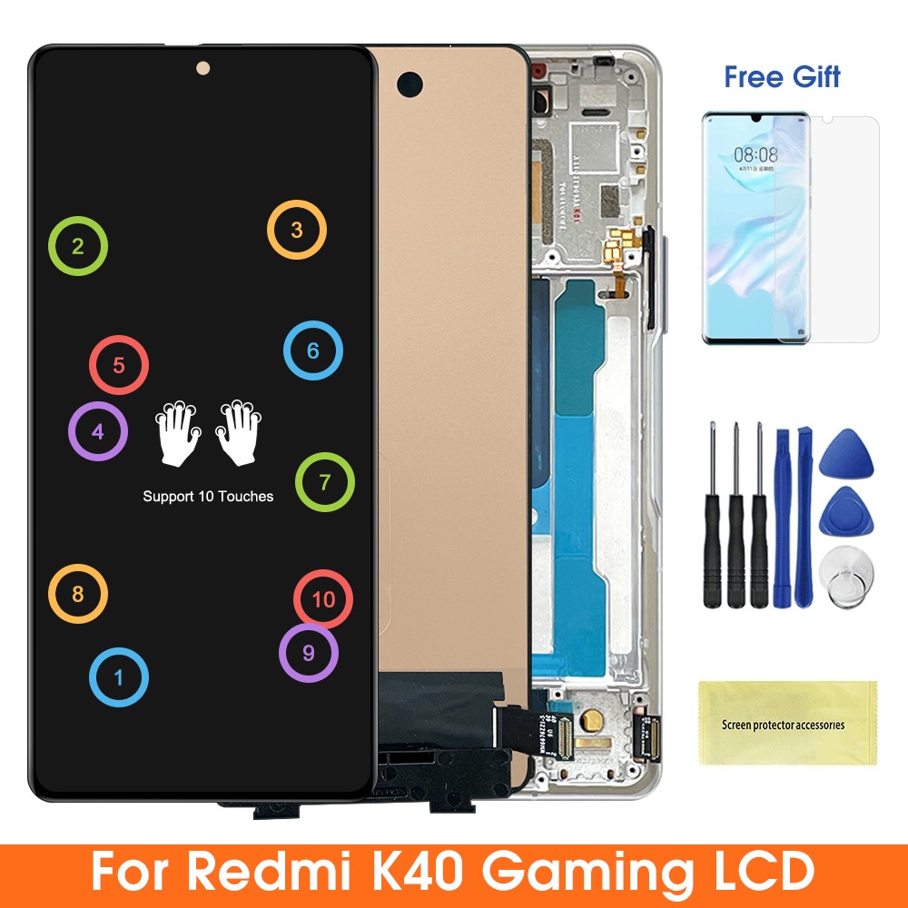 Zin OLED Màn Hình điện thoại Cho Redmi K40 Gaming / Poco F3 GT LCD thay thế màn hình